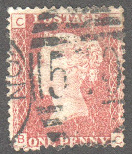 Great Britain Scott 33 Used Plate 146 - BC - Click Image to Close